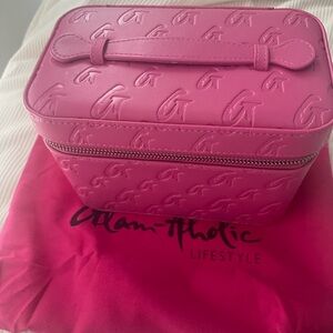 Glam-Aholic Lifestyle Pink Embossed Travel Bag